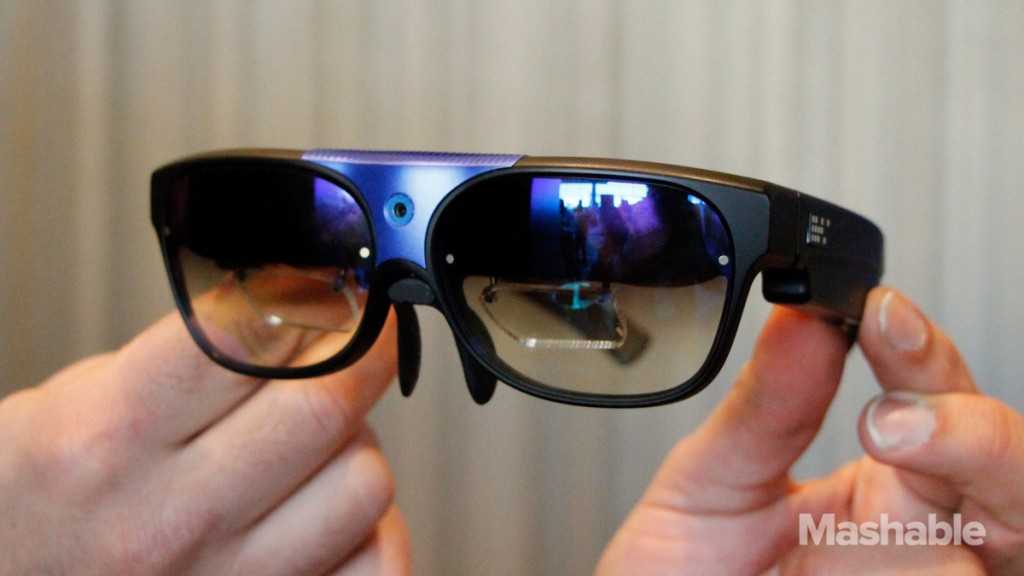 smart glasses that are enabled with Bluetooth technology.Image Credit: Mashable