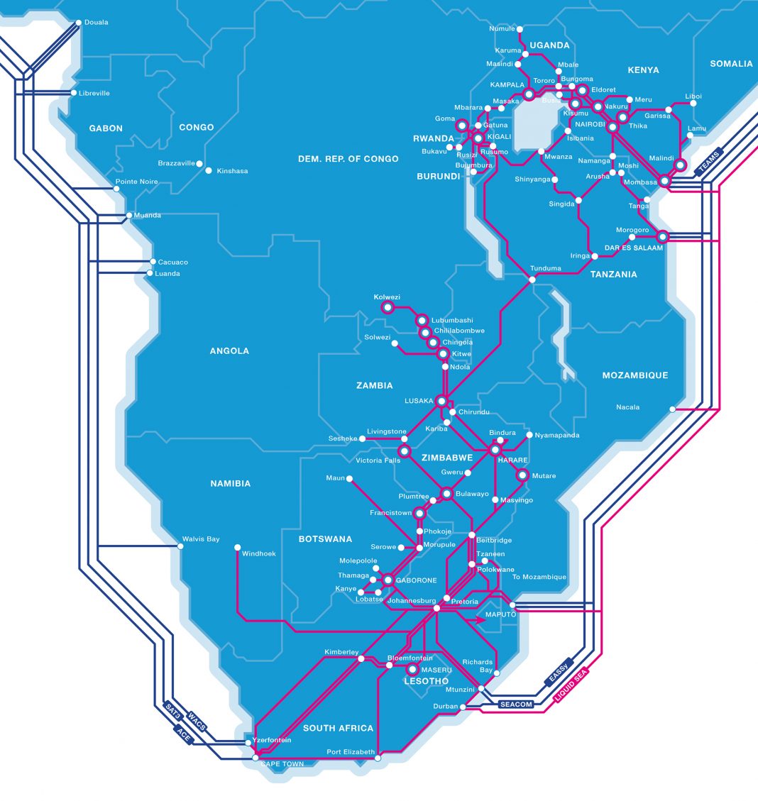 Liquid Telecom Rolls Out Fiber Optic Network To Connect Over 16 Regions