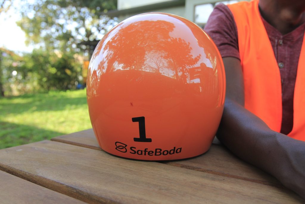 Helmet number 1. (Photo Credit: Humphrey Mpairwe)