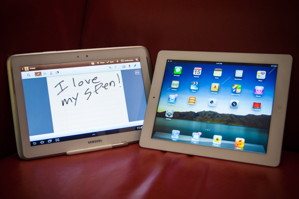 Photo of Samsung Galaxy Note 10.1 makes a good effort, but iPad is still tops