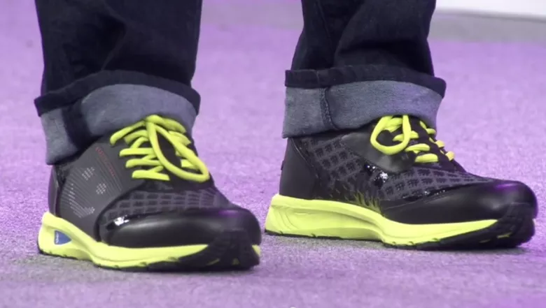 Photo of Lenovo demos new smart shoes with a screen that displays your mood (Video)