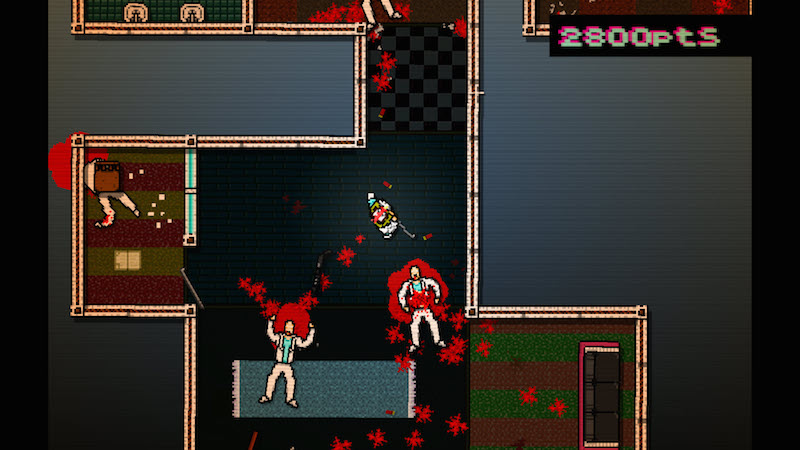Hotline Miami is a pacey, arcadey, psychedelic romp through pixellated levels with a simple objective: kill everything. Photo credit: NDTV