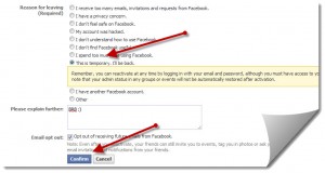 To keep Facebook away from using your data is to just quit Facebook, you’ll be surprised how difficult it is to delete your account. Image Credit: ShoutMeLoud
