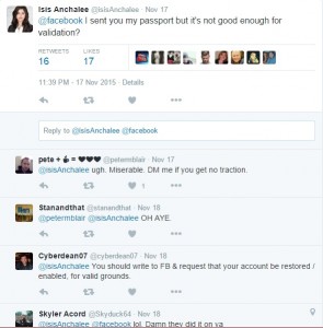 ISIS ANCHALEE reaction on Twitter after sending a couple of proof about her real identity.