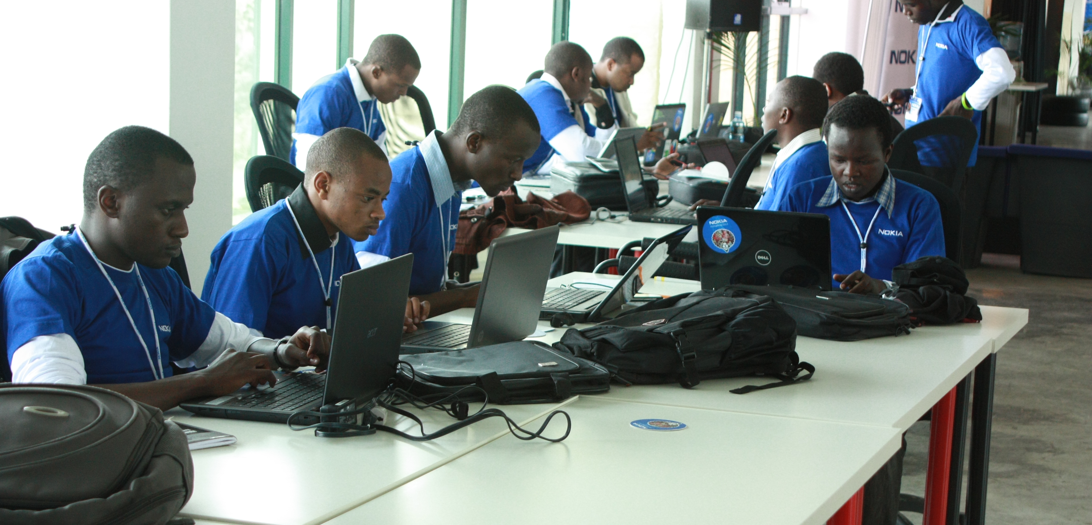 Picture: Showing are the Kenyan software developers participating in a hackathon organised by Nokia in June 2012. However, Internet of Things has commanded the attention of developers and tech professionals alike. Image Credit: Developlocal