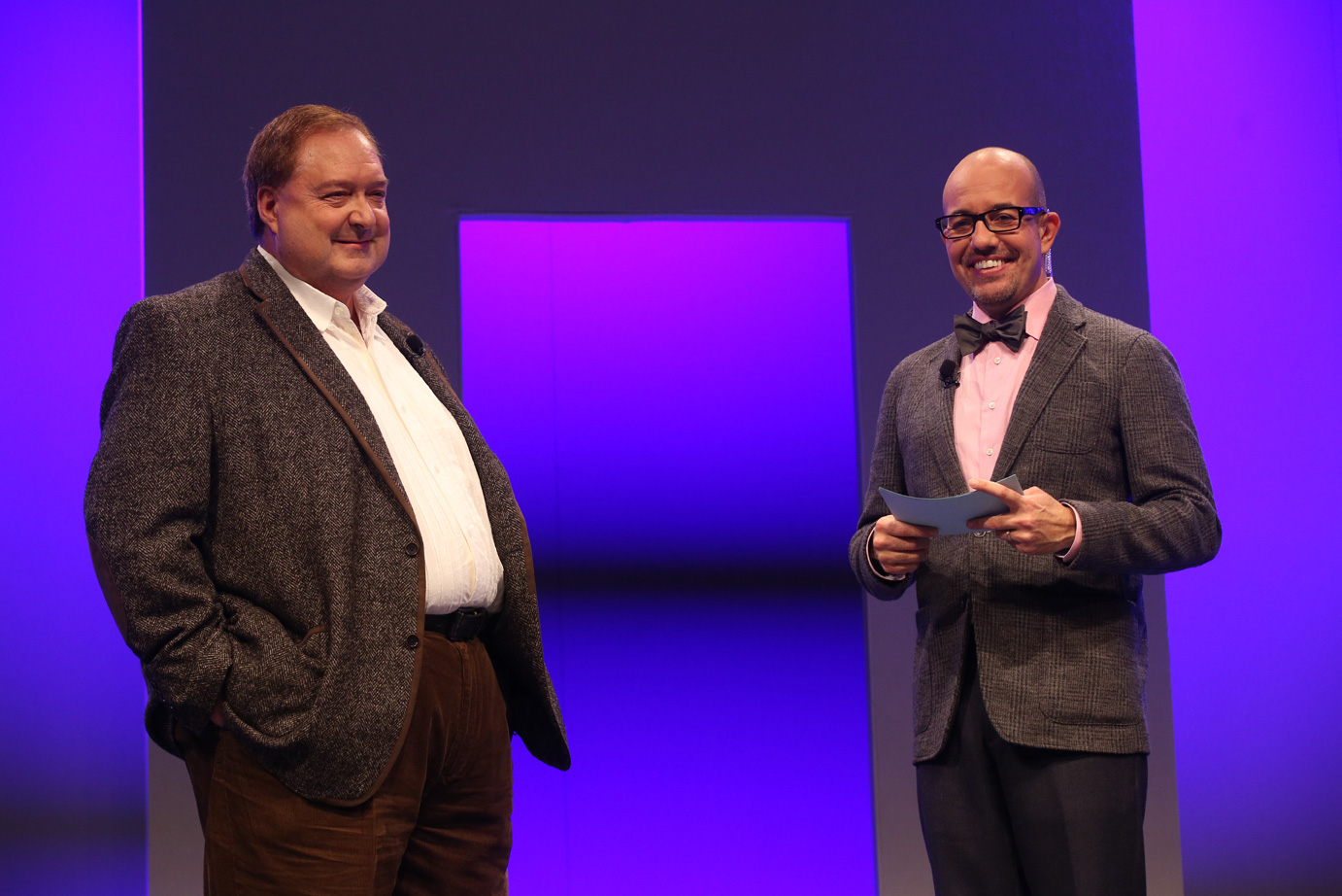 Microsoft Dynamics Corporate VP Bob Stutz (left) stepped down from his job running Microsoft Dynamics CRM. Image Credit: Microsoft