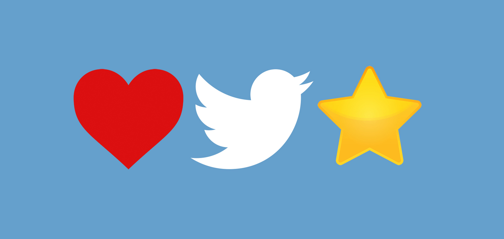 Twitter's hearts turn out to be more popular than the stars - PC Tech