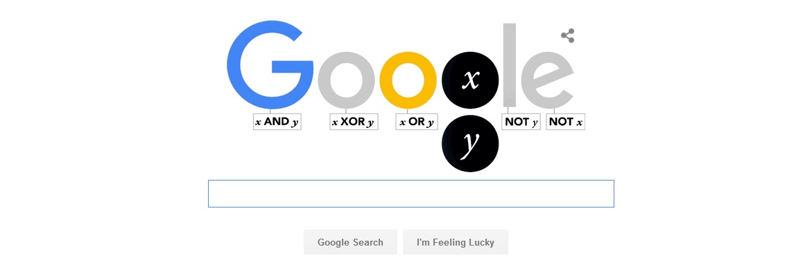 Google is today celebrating George Boole 200th birthday.