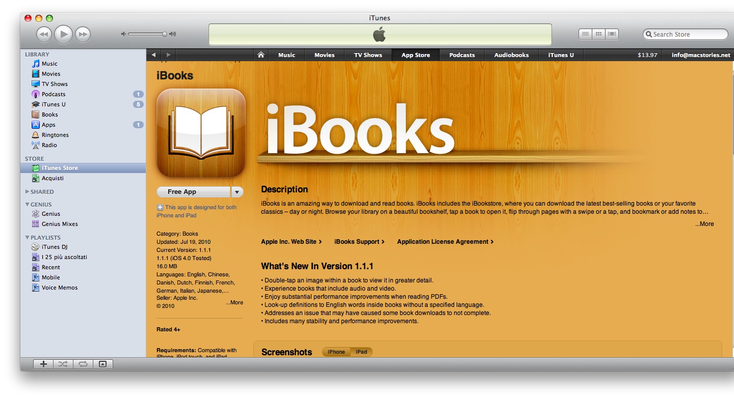 how do you delete books in ibooks