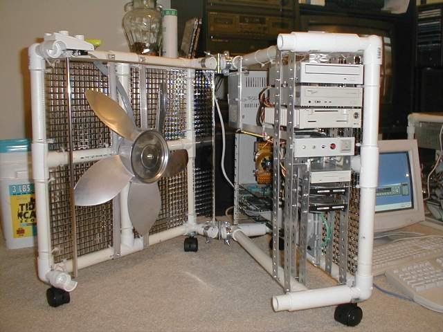 This system unit is cooled by a fan the same size as that on an average vehicle radiator. Image Credit: TensionNot