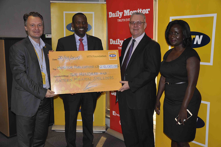 Photo of MTN Foundation Donates Shs216M to Monitor Publications Education Initiative
