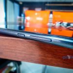 The right side view of the Huawei P8 Lite (2017) has the volume and power buttons.