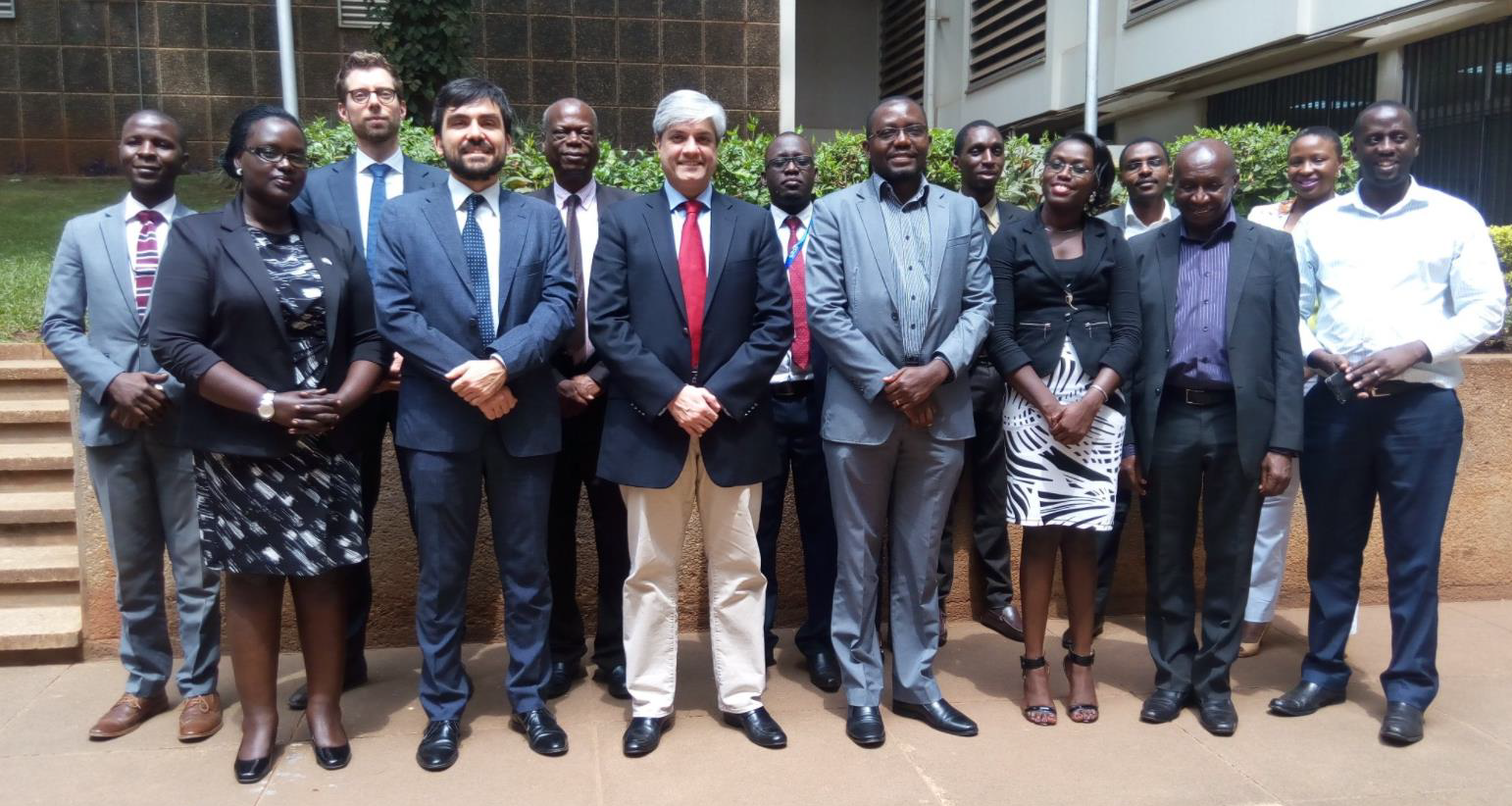 Council of Europe, NITA, DPP, Uganda Police Force, Ministry of ICT & National Guidance and Ministry of Foreign Affairs pose for picture.