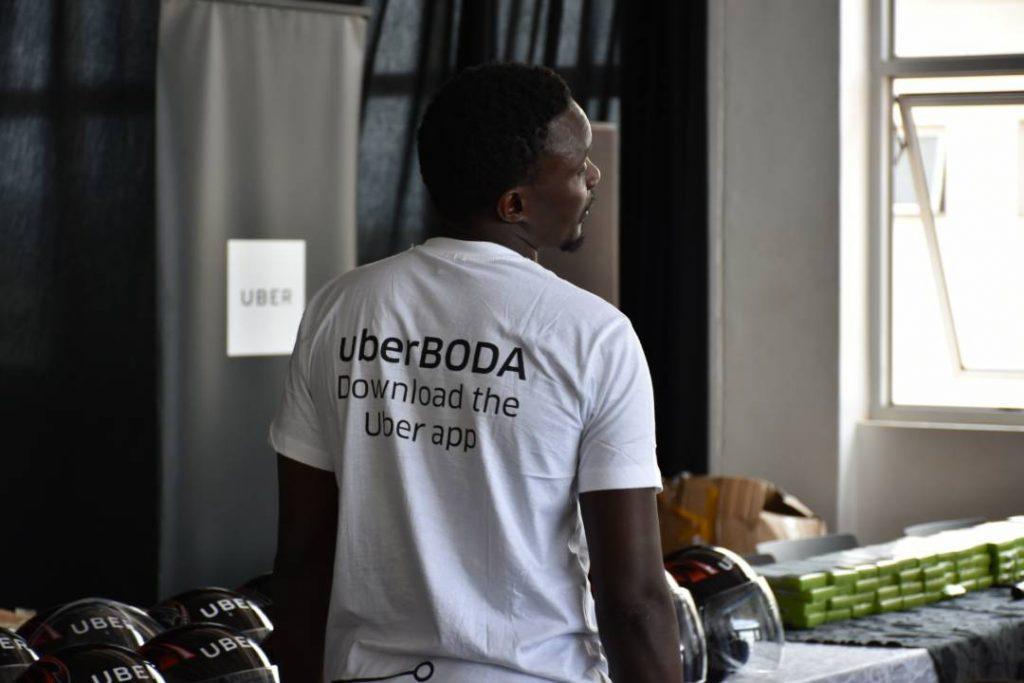 An official of Uber pictured during the launch of UberBoda at their Kampala head offices. (Photo Credit: Nzonzi Photography)