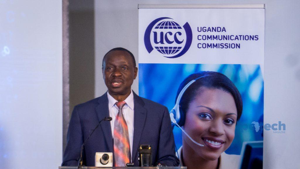 Patrick Masambu, Director-General of ITSO speaking at the launch of the pilot project for remote broadband connectivity in rural areas of Uganda on Friday 4th, May 2018.