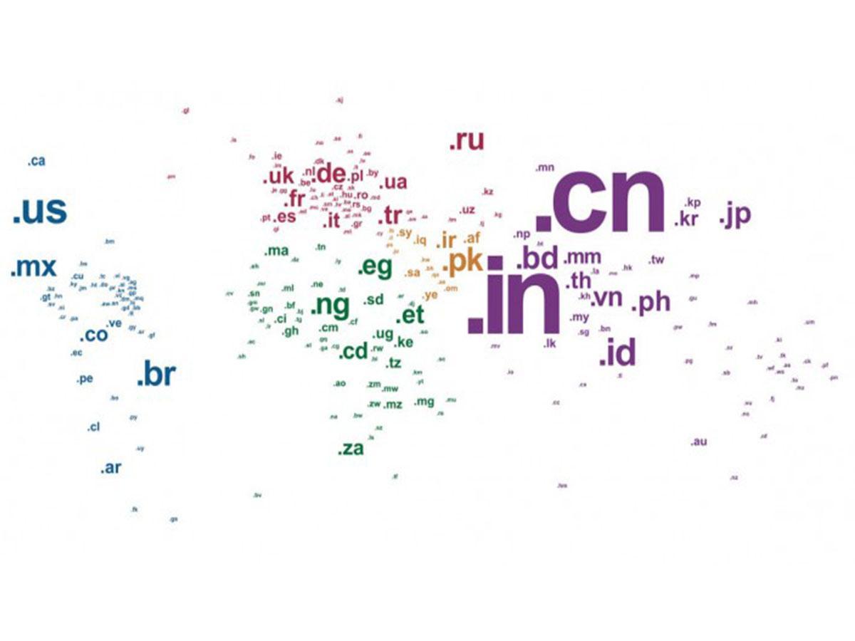 China's .cn domain name extension is tops as the largets ccTLDs. (Image Credit: studio24)
