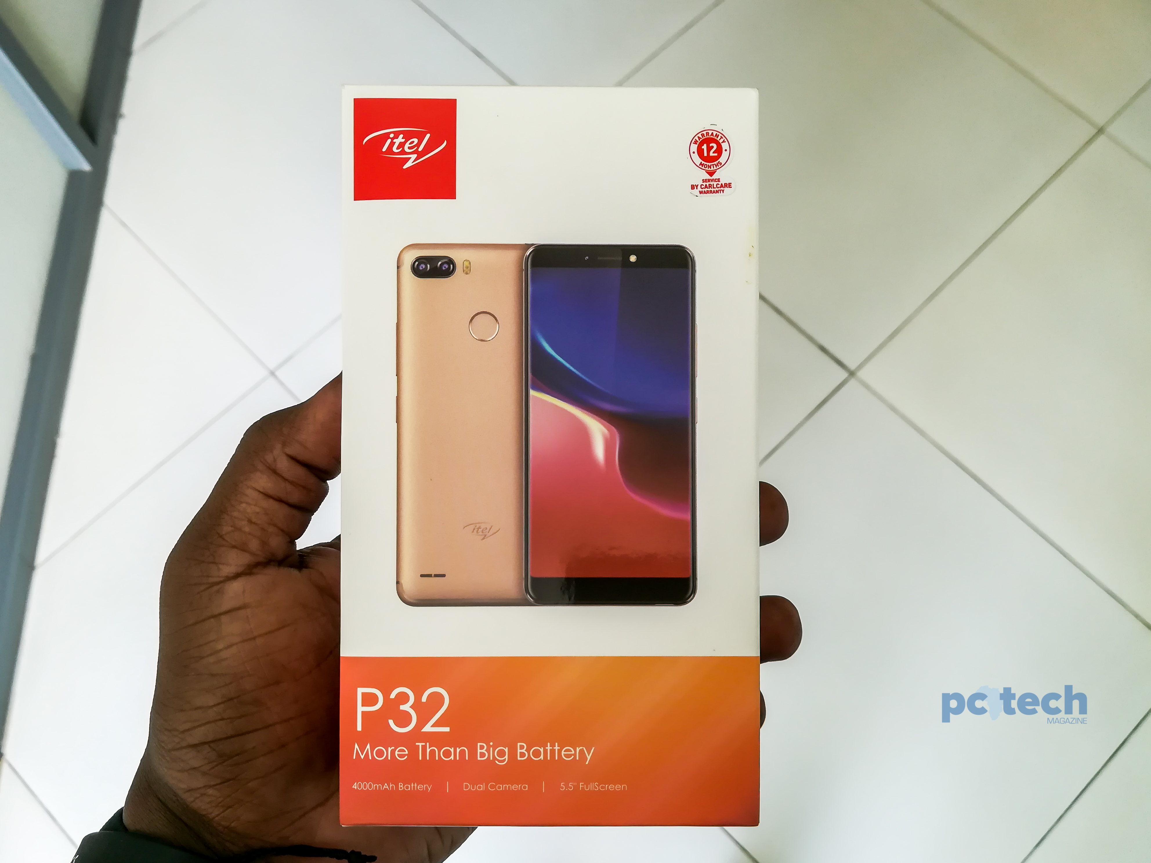The itel P32 comes 4,000mAh battery and a dual rear camera setting as the key selling points. Priced between UGX330,000 to UGX350,000.
