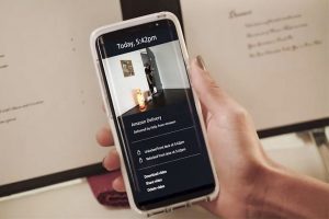 The customer gets a notification in form of a live video feed once his/her house is accessed while delivering their packages. (Photo Courtesy)