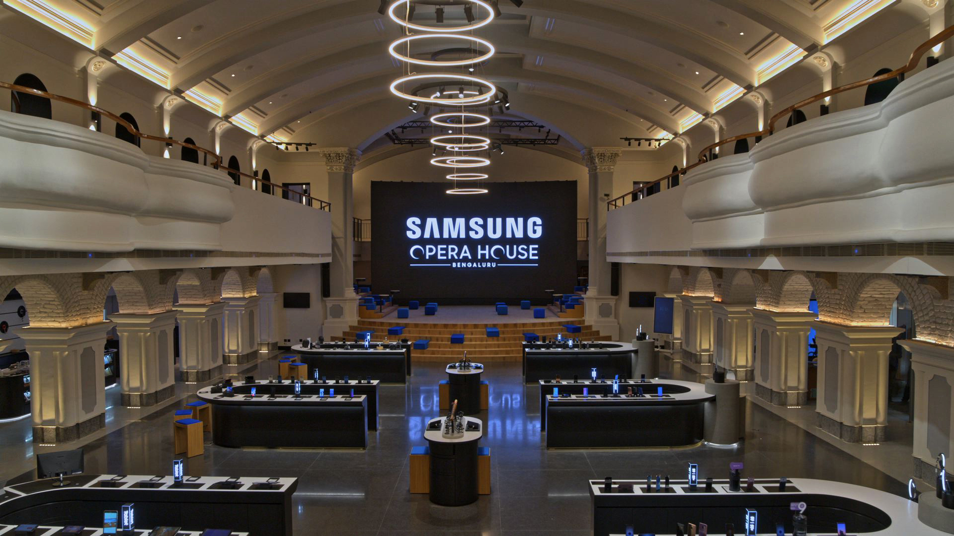 Samsung's Opera House store in Bengaluru, India is dubbed the world's largest mobile experience center. (Photo Courtesy: Samsung)