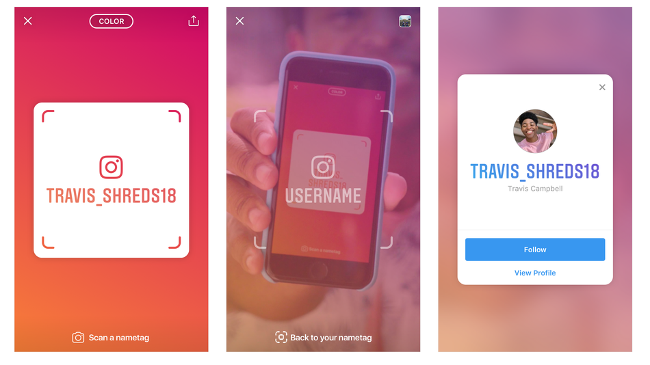 instagram nametags make it easier for people to visually promote their instagram account image - how to use instagram