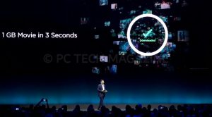 Consumers can be in position to download a 1GB file in 3 seconds with Huawei's 5G connection | Photo by : PC TECH MAGAZINE/Olupot Nathan Ernest.