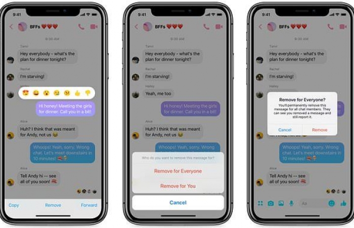 Facebook Messenger users can decided to undo the message for everyone (Remove for Everyone) or just them (Remove for You) | Photo Courtesy/File Photo