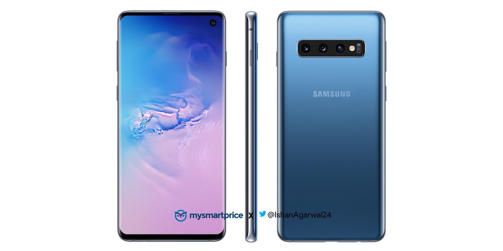 Photo of Purported Banner Shows 3.5mm Audio Jack on the Galaxy S10+, While Galaxy Foldable Handset Confirmed For UnPacked Event