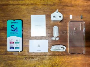 Infinix S4 accessories.