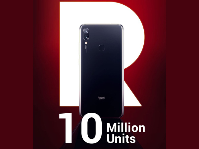 10 million Xiaomi Redmi Note 7 units sold in 129 days worldwide.