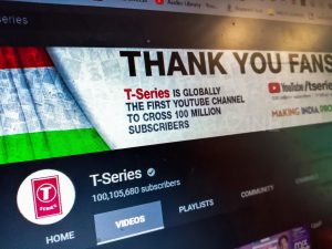 T-Series first Channel after YouTube Music to reach 100 million subscribers. Photo : PC TECH MAGAZINE