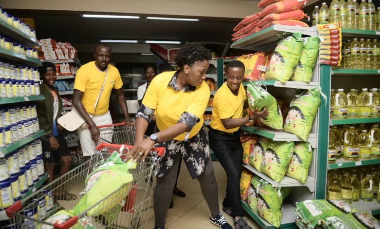 Sharon Tumusime takes 60 seconds to shop anything of her interest after emerging as a winner of MTN MoMoPay.