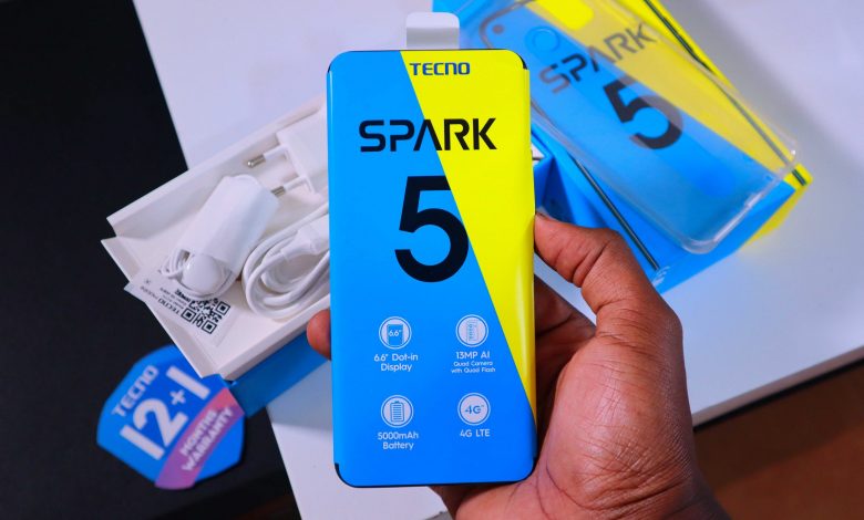 TECNO Spark 5. Photo by: Techish Kenya