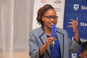 Stanbic Bank Head of Corporate Social Investment, Ms. Barbara Kasekende. Courtesy Photo