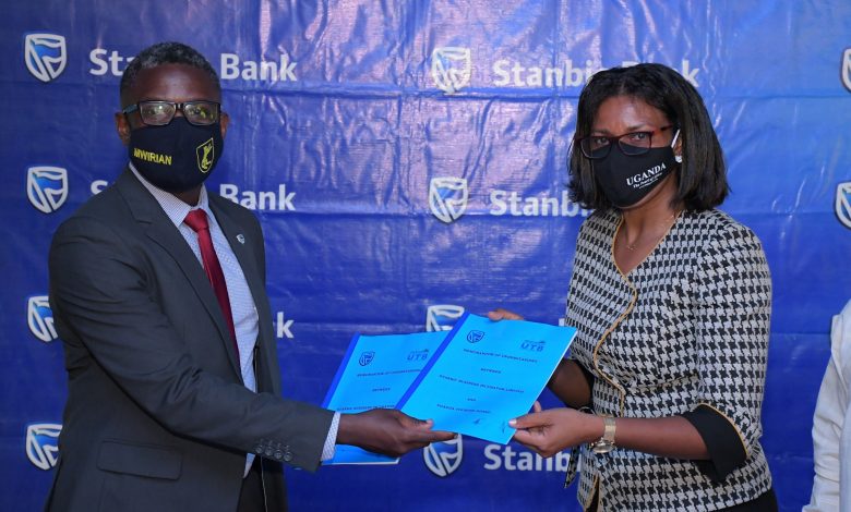 Stanbic Business Incubator and UTB sign an MoU to provide financial literacy support to startups and SMEs in the tourism sector.