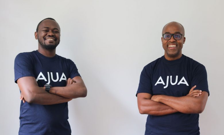 Ajua Founder and CEO, Kenfield Griffith (right) and Teddy Ogallo (left), Founder of WayaWaya and now new VP of Product APIs and  Integrations at Ajua pose for a photo. (PHOTO: Ajua)