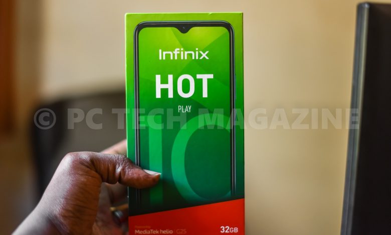 The Infinix HOT 10 Play is Infinix Mobility first handset to be unveiled and launched this year. (Photo: PC TECH MAGAZINE/Olupot Nathan Ernest)
