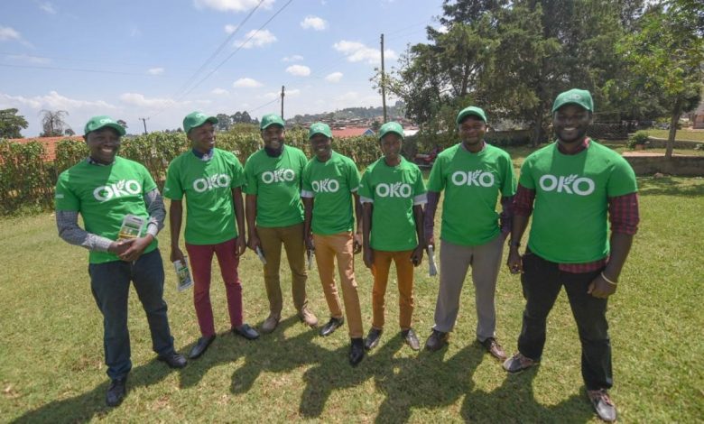 OKO team poses for a group photo. OKO secures farmers’ income in emerging countries using automated insurance solutions. (COURTESY PHOTO/OKO)