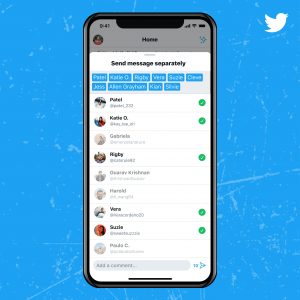 Twitter users in the coming updates will be in a position to share the same Tweet in up to 20 different DM conversation, separately. (PHOTO: Twitter)