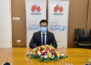 Gaojian, Deputy Managing Director and PR Director of Huawei Uganda, addressing press virtually during the launch of the 2021 Seeds for the Future program.