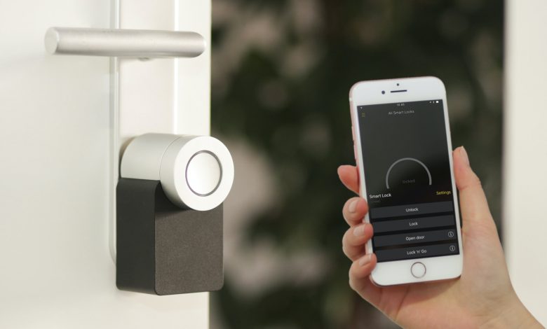 Switching to the latest smart home technologies, with an innovative smart lock, you can open your door using your smartphone. (PHOTO: Sebastian Scholz/Unsplash)