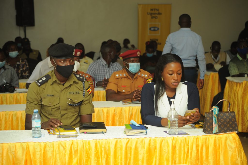 Public gathers for the MTN IPO Townhall meeting in Masaka organized to create awareness about how Ugandans can participate in the MTN IPO.