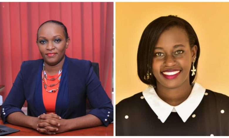 Vivian Dambya (left); Director of Technical Services at NITA-U and Rowena Turinawe (right); Business Transformation Manager at NITA-U, named among 35 Most Influential Women In Tech, Africa.