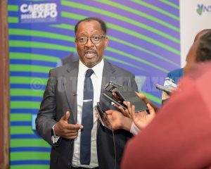 NSSF Managing Director, Mr. Richard Byarugaba. (PHOTO: Olupot Nathan Ernest/PC Tech Magazine)