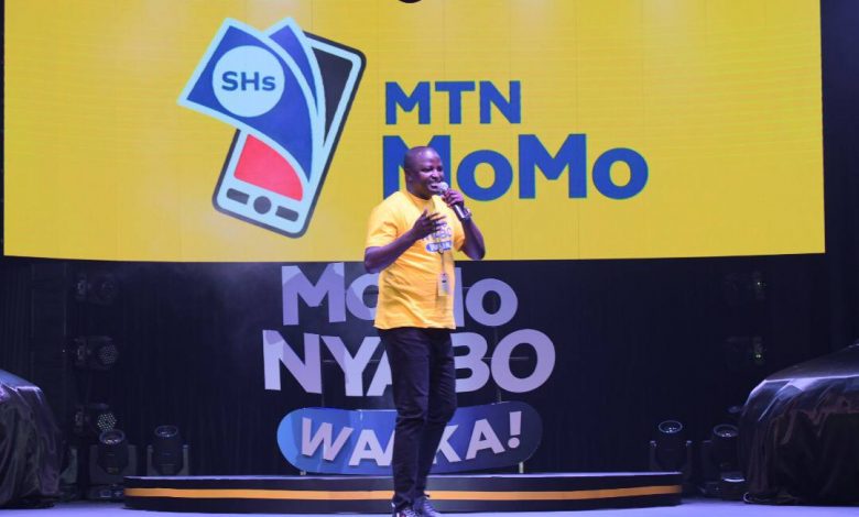 Richard Yego, MTN Mobile Money Uganda managing director speaking the launch of the 4th edition of the MTN MoMo Nyabo.