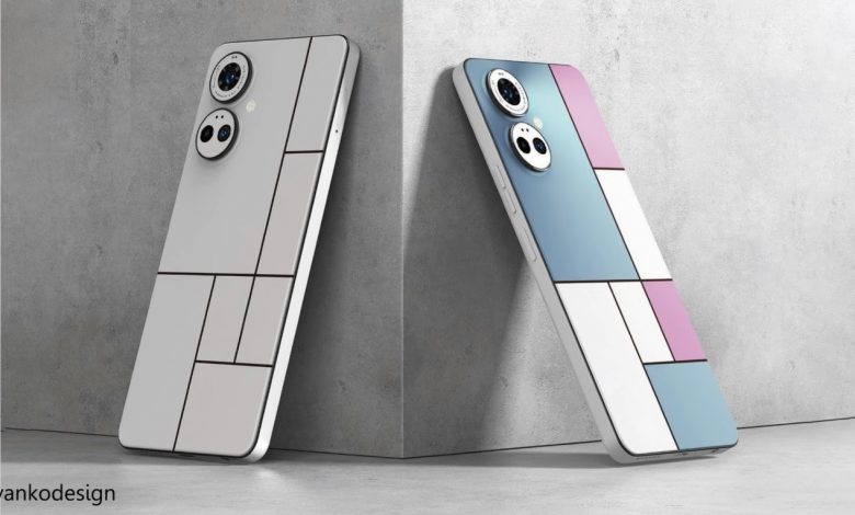 The Tecno Camon 19 Pro Mondrian is the only phone that camouflages or changes colors when exposed to light. (PHOTO: Yanko Design)