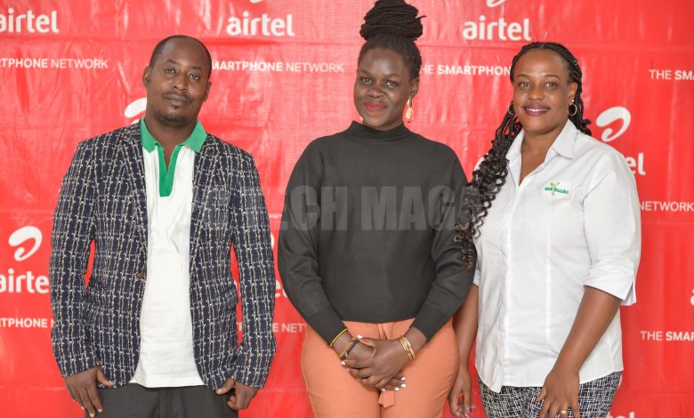 (L-R): Ronald Katamba, Bernadette Ojao, and Cindy Wabunoha are the first winners of Airtel Uganda's UG Needs More of You Campaign. (PHOTO: PC Tech Magazine)