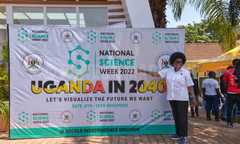 The Minister for Science, Technology and Innovation, Dr. Monica Musenero launching the 2022 National Exhibition for Science Week at the Uganda Manufacturers Association (UMA) Trade Fair. The exhibition week will be held from Nov. 6-10 at the Kololo Ceremonial Ground. (PHOTO: PC Tech Magazine)