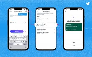Twitter has made it possible for Space hosts to schedule Twitter Spaces for later. (PHOTO: Twitter)