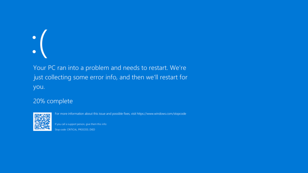 Blue screen of death is a critical error in Windows PCs that happens in the event of a fatal system error.