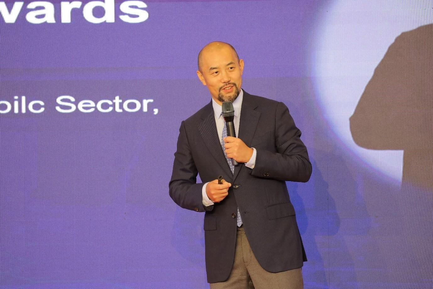 Huawei’s Vice President & President of Huawei Cloud of Southern Africa Stone He.